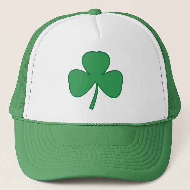 Boné Chapéu Clássico do Trevo de São Patrício Irlandês (Frente)