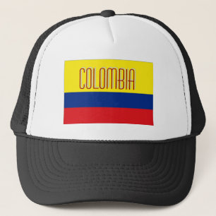 Boné Chapéu colombiano da lembrança da bandeira de