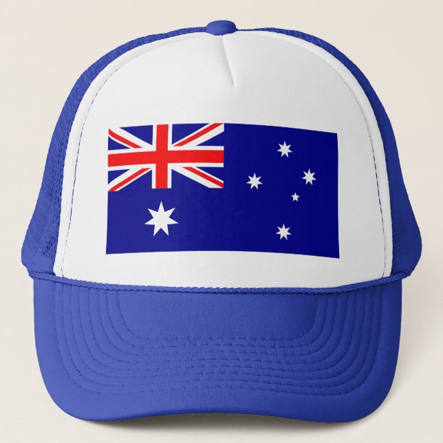 Boné Chapéu com a bandeira de Austrália (Frente)