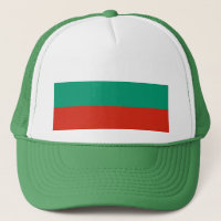Chapéu com Bandeira da Bulgária