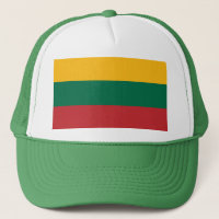 Chapéu com Bandeira da Lituânia