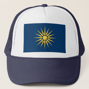 Boné Chapéu com Bandeira da Macedônia, Grécia