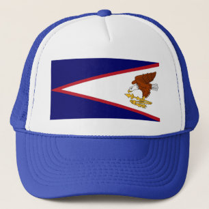Boné Chapéu com Bandeira da Samoa Americana - EUA