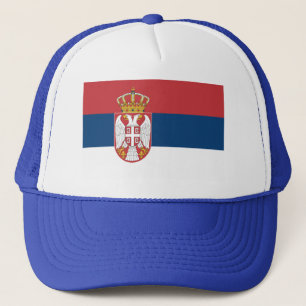 Boné Chapéu com Bandeira da Sérvia