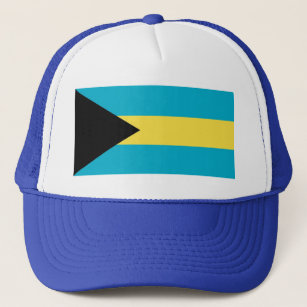 Boné Chapéu com Bandeira das Bahamas