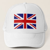 Chapéu com bandeira de jack de união britânica