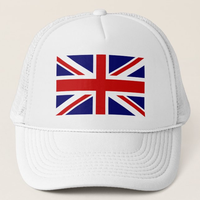 Boné Chapéu com bandeira de jack de união britânica (Frente)