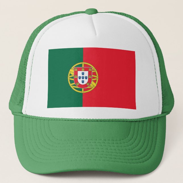 Boné Chapéu com Bandeira de Portugal (Frente)