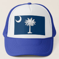 Chapéu com Bandeira do Estado da Carolina do Sul -
