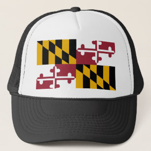Boné Chapéu com Bandeira do Estado de Maryland - EUA