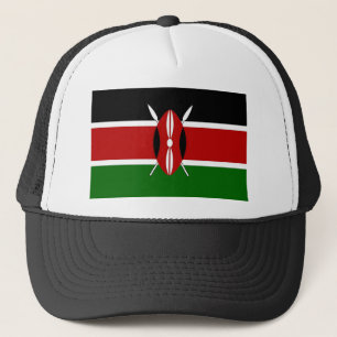 Boné Chapéu com Bandeira do Quênia