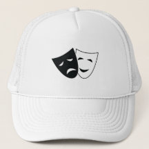 Chapéu com Máscaras de Teatro de Comédia e Tragédi