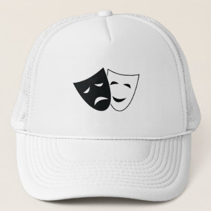 Boné Chapéu com Máscaras de Teatro de Comédia e Tragédi