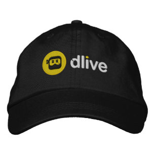 Boné Chapéu completo do logotipo de DLive