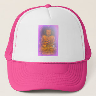 Boné chapéu cor-de-rosa de buddha