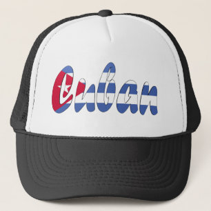 Boné Chapéu cubano da bandeira