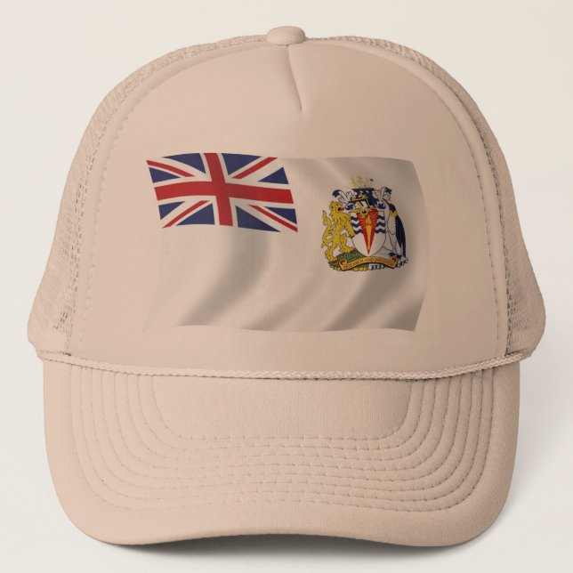 Boné Chapéu da Bandeira Antártica Britânica (Frente)