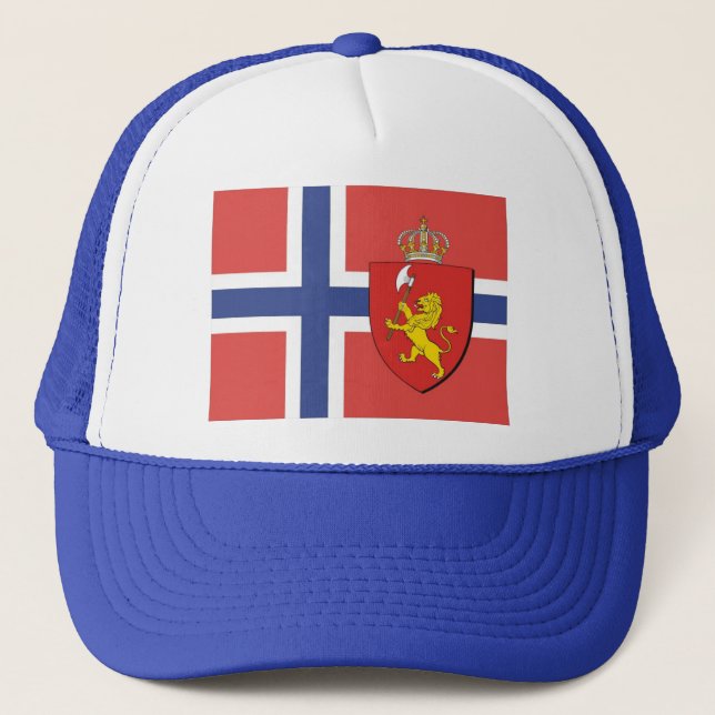 Boné Chapéu da bandeira/boné noruegueses crista de (Frente)