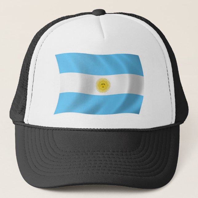 Boné Chapéu da Bandeira da Argentina (Frente)