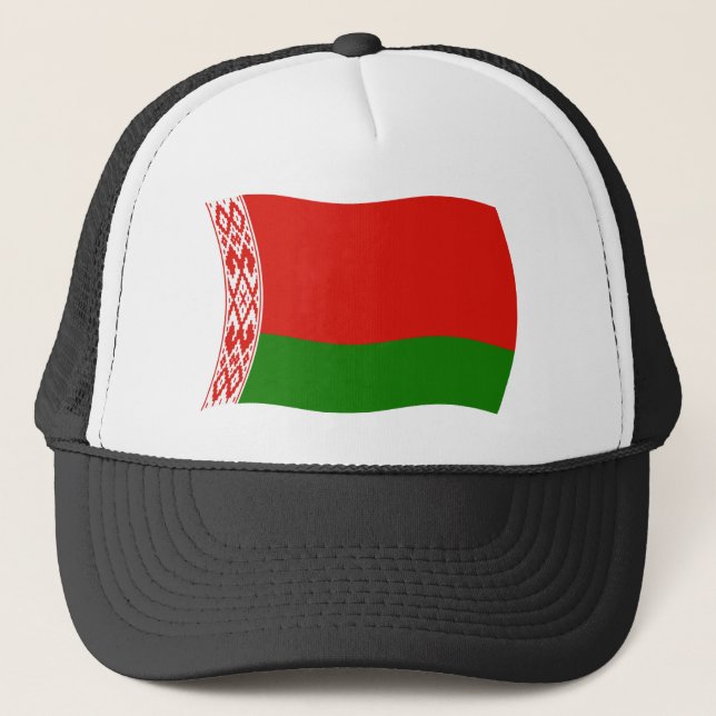 Boné Chapéu da Bandeira da Bielorrússia (Frente)