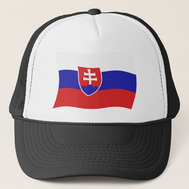 Boné Chapéu da Bandeira da Eslováquia (Frente)
