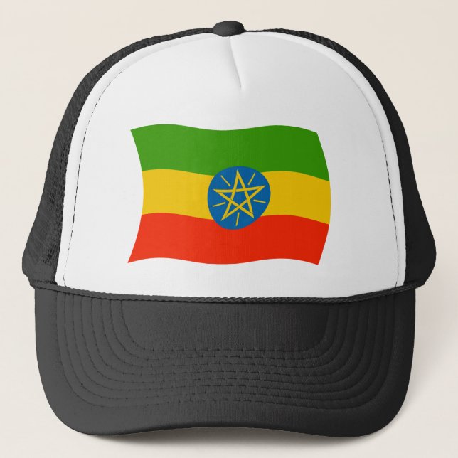 Boné Chapéu da Bandeira da Etiópia (Frente)