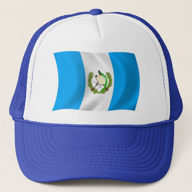 Boné Chapéu da Bandeira da Guatemala (Frente)
