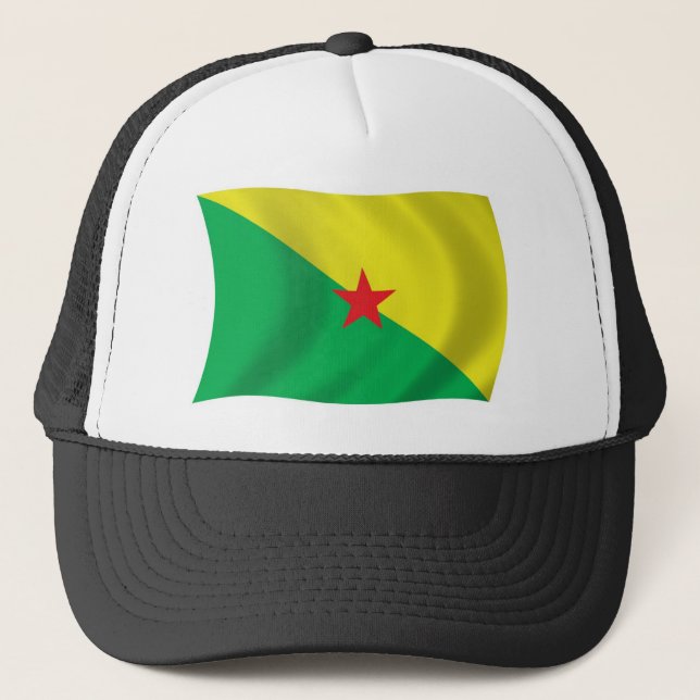 Boné Chapéu da Bandeira da Guiana Francesa (Frente)