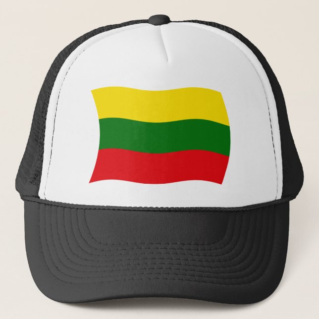 Boné Chapéu da Bandeira da Lituânia (Frente)