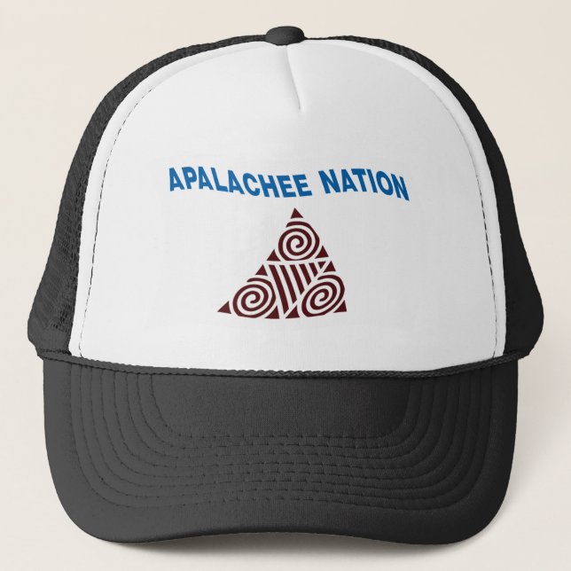 Boné Chapéu da Bandeira da Nação Apalachee (Frente)