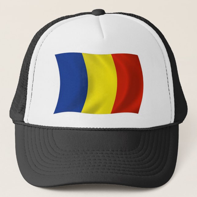 Boné Chapéu da Bandeira da Romênia (Frente)