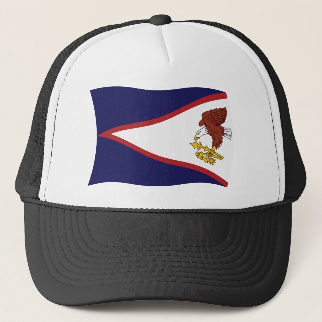 Boné Chapéu da Bandeira da Samoa Americana (Frente)
