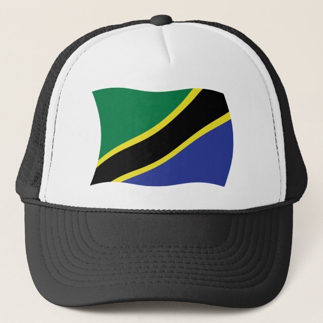 Boné Chapéu da Bandeira da Tanzânia (Frente)