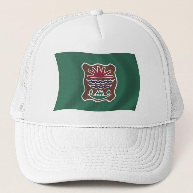 Boné Chapéu da Bandeira da Tribo Abenaki (Frente)