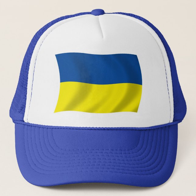 Boné Chapéu da Bandeira da Ucrânia (Frente)