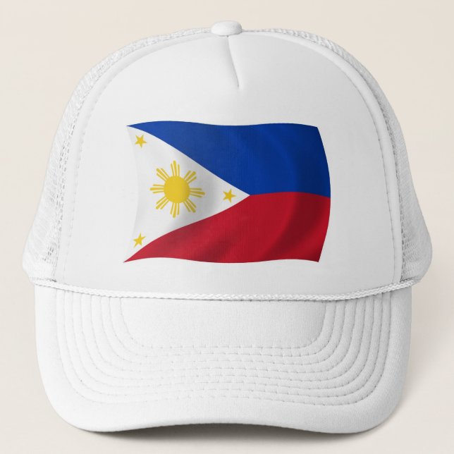Boné Chapéu da Bandeira das Filipinas (Frente)
