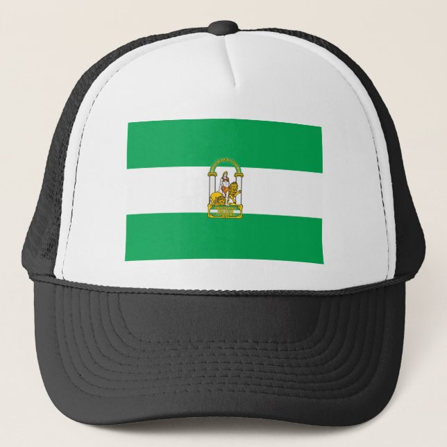 Boné Chapéu da bandeira de Andalucia (Frente)