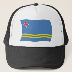 Boné Chapéu da Bandeira de Aruba