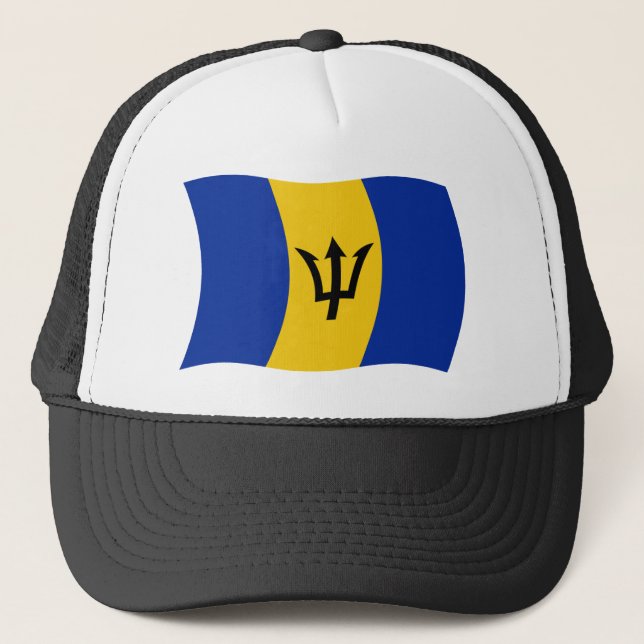 Boné Chapéu da Bandeira de Barbados (Frente)