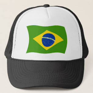 Boné Chapéu da bandeira de Brasil