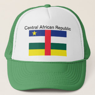 Boné Chapéu da bandeira de Central African Republic
