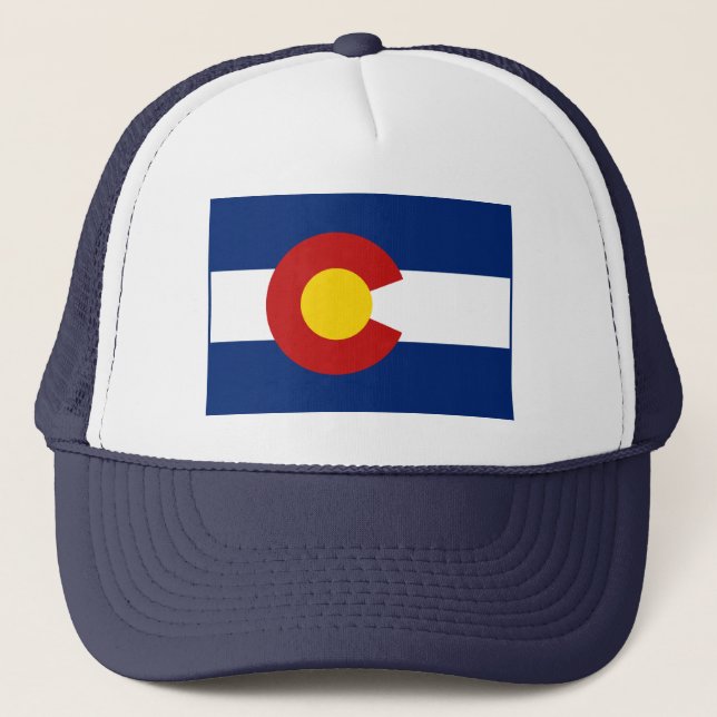 Boné Chapéu da bandeira de Colorado (Frente)