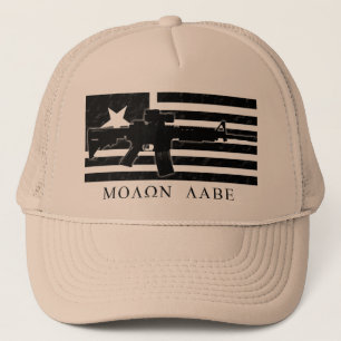 Boné Chapéu da bandeira de Molon Labe M4