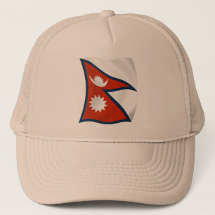 Boné Chapéu da bandeira de Nepal