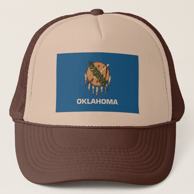 Boné Chapéu da bandeira de Oklahoma (Frente)