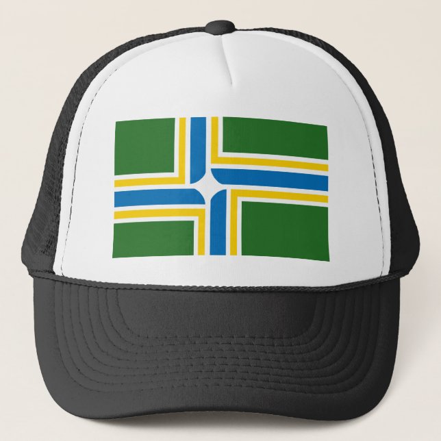 Boné Chapéu da bandeira de Portland (Frente)