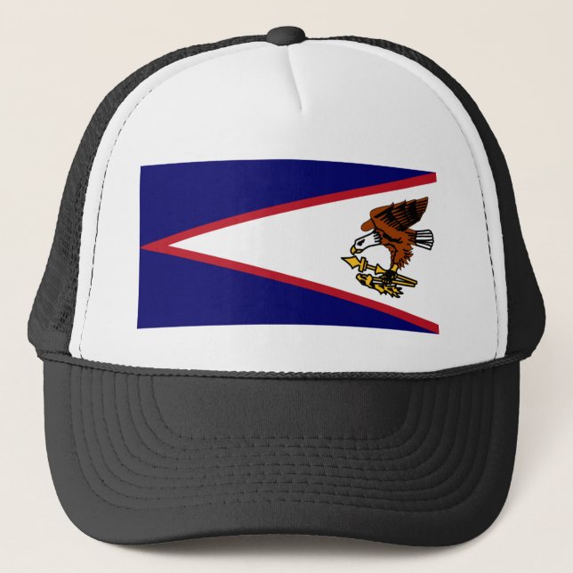 Boné Chapéu da bandeira de Samoa Americanas (Frente)