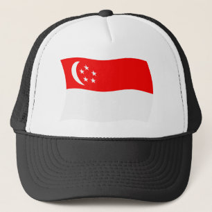 Boné Chapéu da Bandeira de Singapura