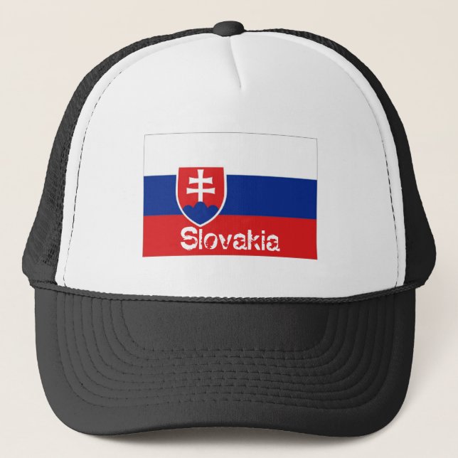 Boné Chapéu da bandeira de Slovakia (Frente)