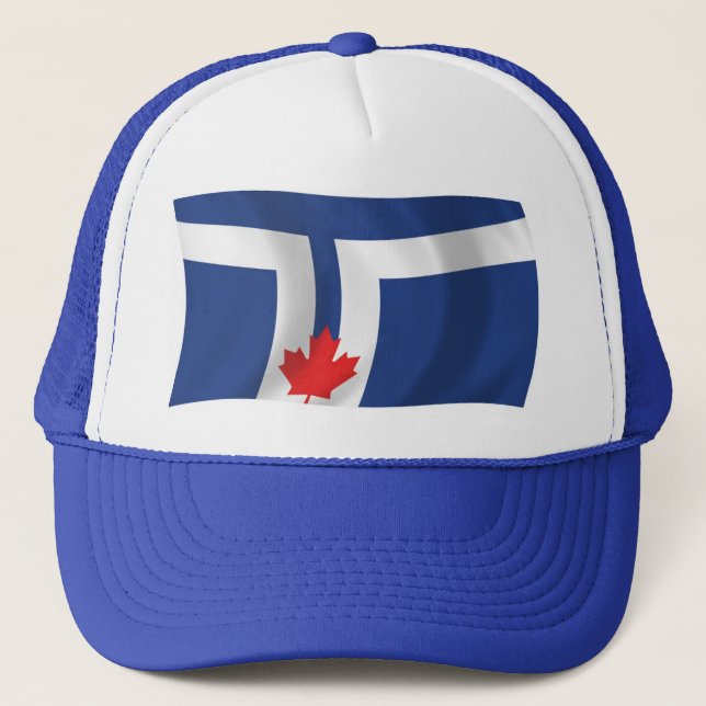 Boné Chapéu da Bandeira de Toronto (Frente)